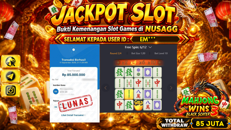 JACKPOT 85 JUTA DI MAHJONG WAYS 2